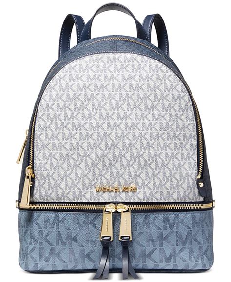 michael kors rhea backpack medium|michael kors rhea zip backpack.